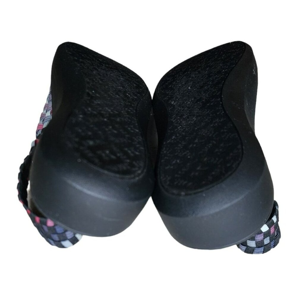 HEAL Women's Black/Multicolor Balboa Stretch Woven-Upper Sling Back Sandals Sz 8 - Picture 6 of 9